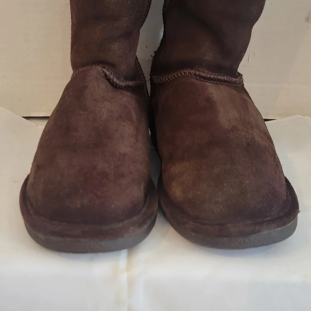 BEARPAW‎ BROWN SUEDE LEATHER 10